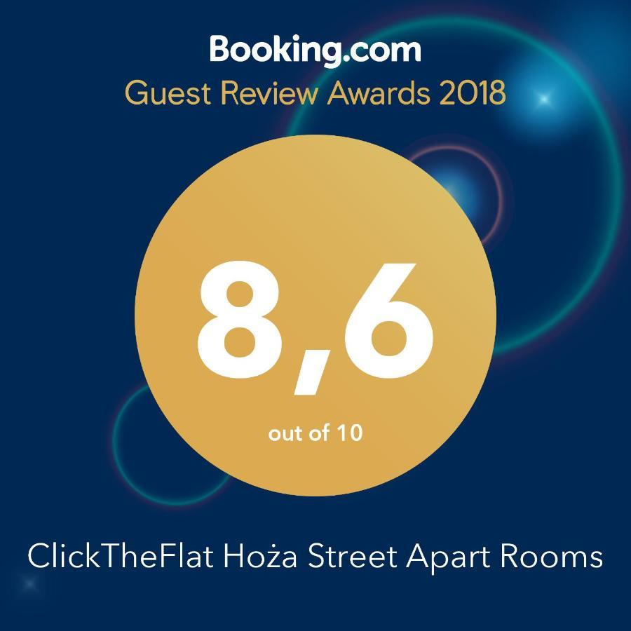 Clicktheflat Hoza Street Apart Rooms Warszawa Eksteriør billede